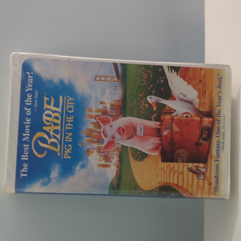 Babe Pig in the City Vintage VHS 1998 Universal
